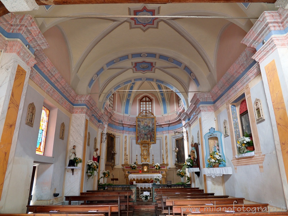 Campiglia Cervo (Biella) - Interno della Chiesa di San Rocco